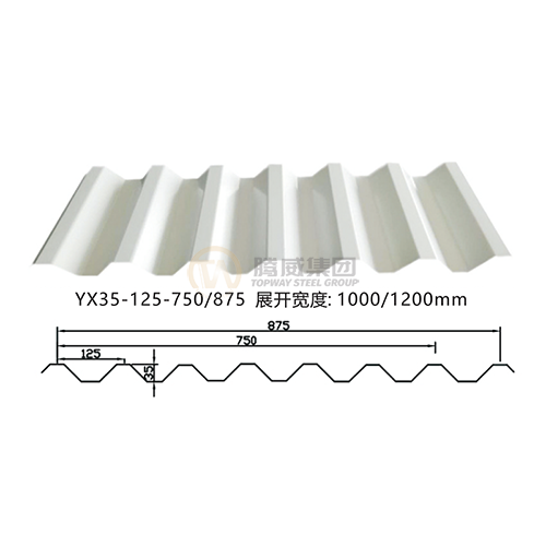 YX35-125-875 corrugated tile