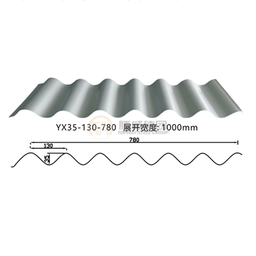 YX35-130-780 corrugated tile