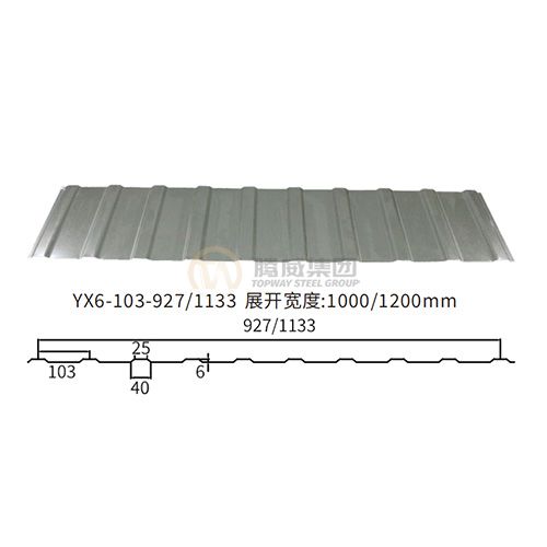 YX6-103-1133 corrugated tile