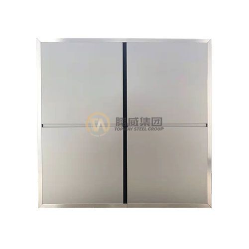 Four tongue and groove polyurethane sandwich panels