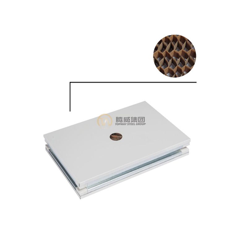 Handmade paper honeycomb sandwich panel